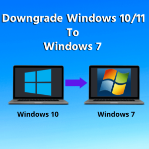 Can you downgrade Windows 10 to 7 after a month