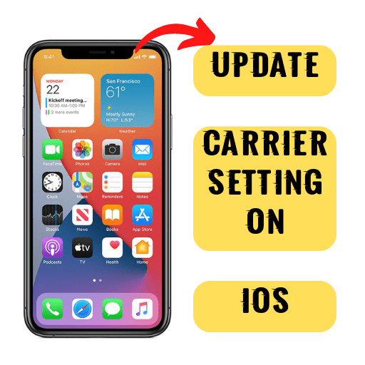 update my carrier settings on iOS