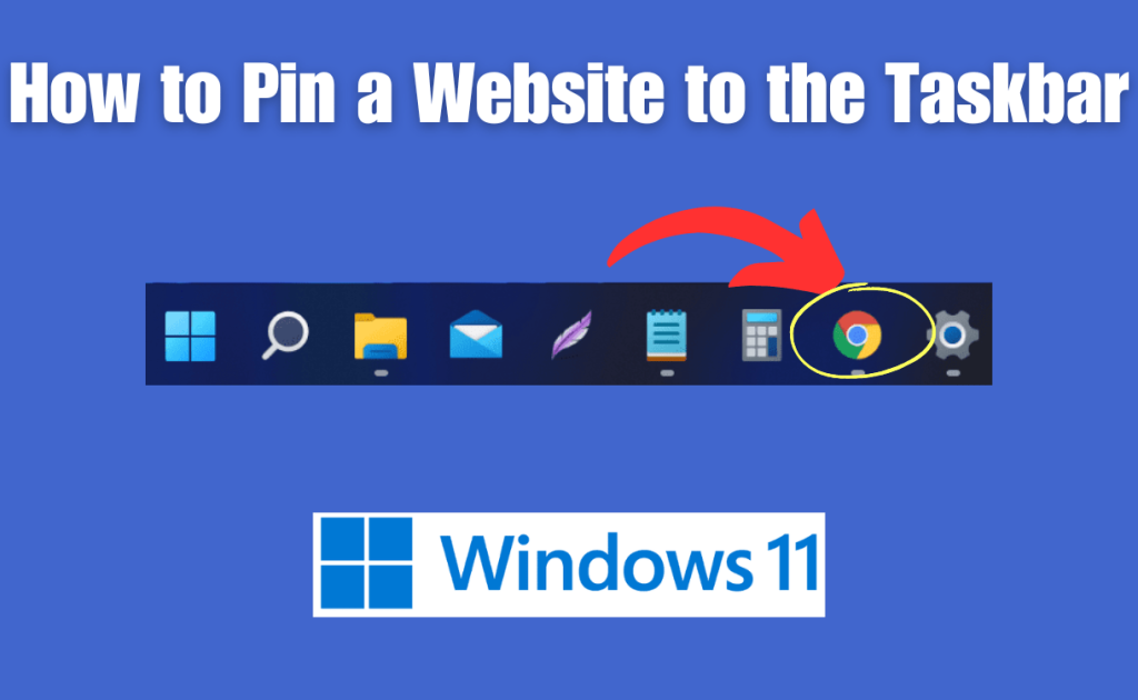 How to Pin a Website to the Taskbar