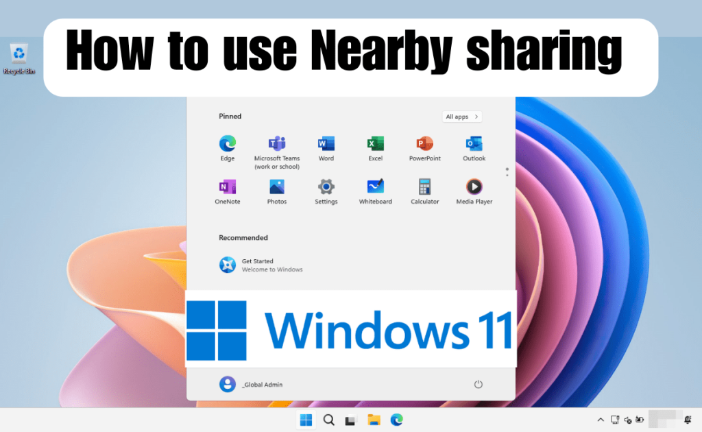 How to use Nearby sharing on Windows 11